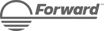 Grayscale logo of trusted partner Forward