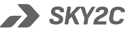 Grayscale logo of trusted partnerSKY2C